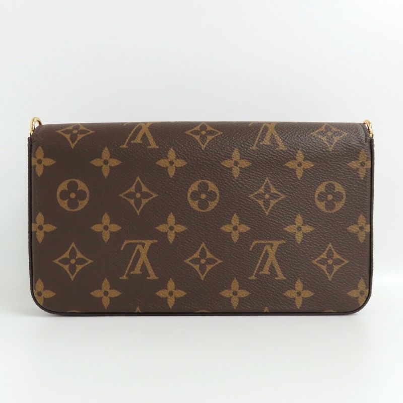 Louis Vuitton Pochette Felicie Monogram Chain Shoulder Clutch — view 3
