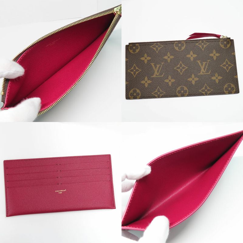 Louis Vuitton Pochette Felicie Monogram Chain Shoulder Clutch — view 8