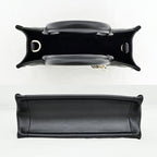 Dior Book Tote Handbag Mini Shoulder Macro Kana Jukafu Black Whp — view 5