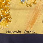 Hermes Carre 90 Scarf Silk Kuggor Tree Brown — view 6