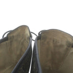 Celine Long Boots Leather Wedge Sole Carriage Pattern All Over Triomphe — view 4