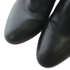 Celine Long Boots Leather Wedge Sole Carriage Pattern All Over Triomphe — view 3