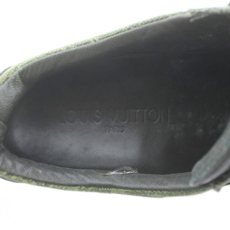 Louis Vuitton Monogram Mini Sneakers Canvas Leather Low Cut 36.5 — view 7