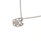 Chanel Necklace Diamond Camellia 750 18K WG — view 3