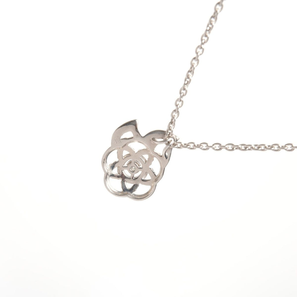 Chanel Necklace Diamond Camellia 750 18K WG — view 8