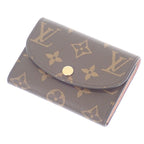 Louis Vuitton Porte Monnaie Rosalie Coin Case Monogram Canvas Pink Rose — view 3