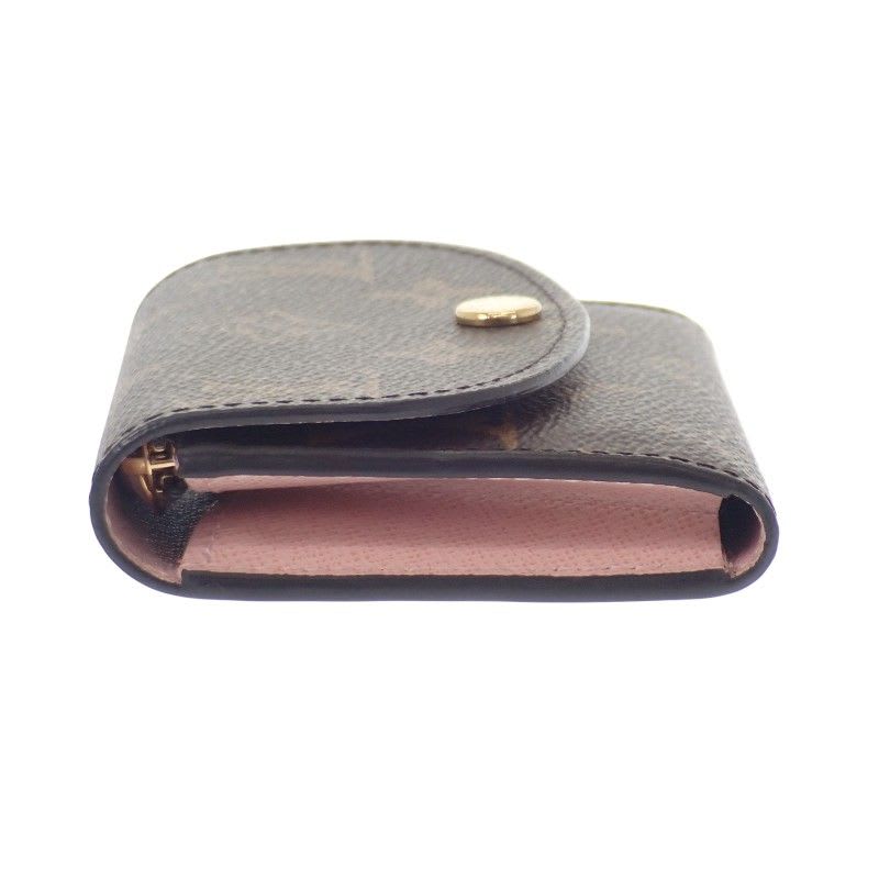 Louis Vuitton Porte Monnaie Rosalie Coin Case Monogram Canvas Pink Rose — view 5