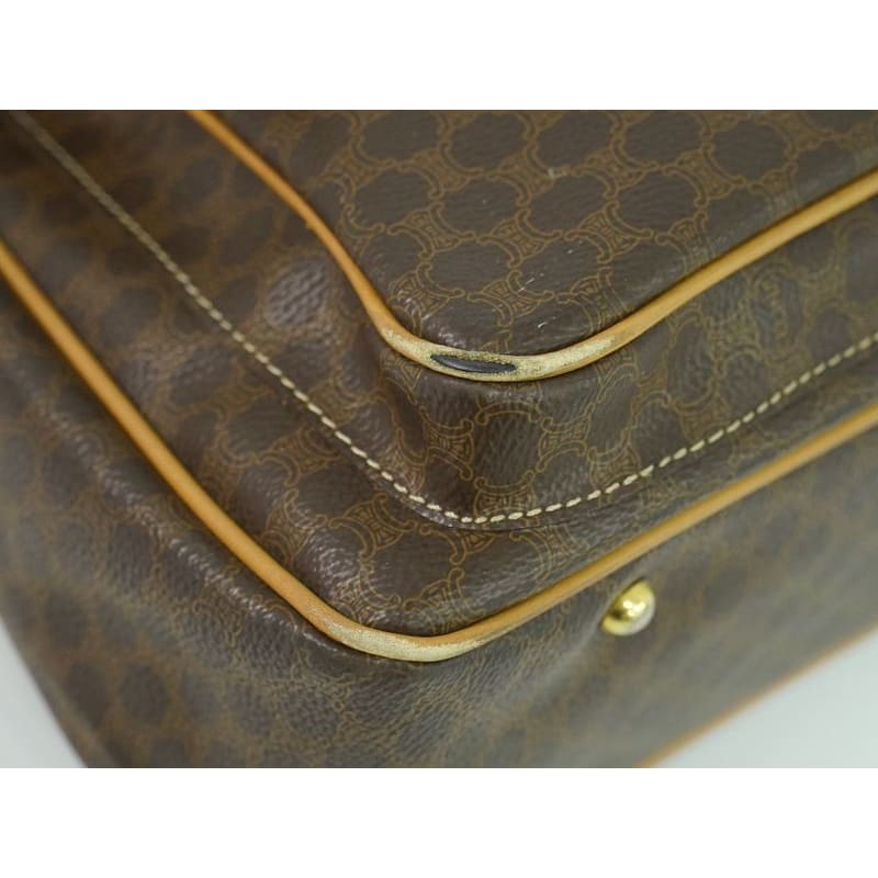 Celine Macadam Handbag Brown Bag — view 5