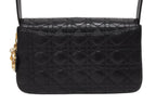 Dior Cannage Bag Lambskin Black Gold — view 2