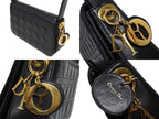 Dior Cannage Bag Lambskin Black Gold — view 4