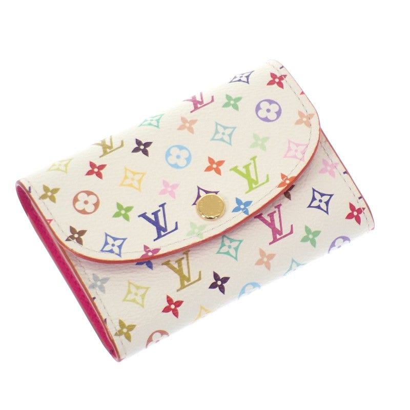 Louis Vuitton Porte Monnaie Rosalie Coin Case Monogram Multicolor Canvas — view 2
