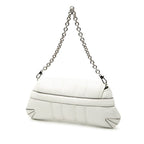Gucci Horsebit Shoulder Bag Handbag White Leather — view 3