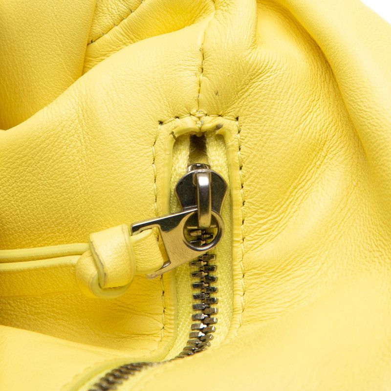 Bottega Veneta Double Knot Mini Handbag Yellow Leather — view 6