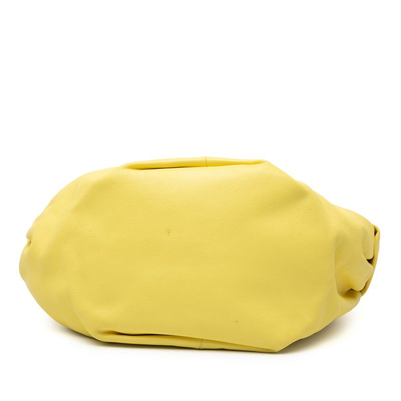 Bottega Veneta Double Knot Mini Handbag Yellow Leather — view 4