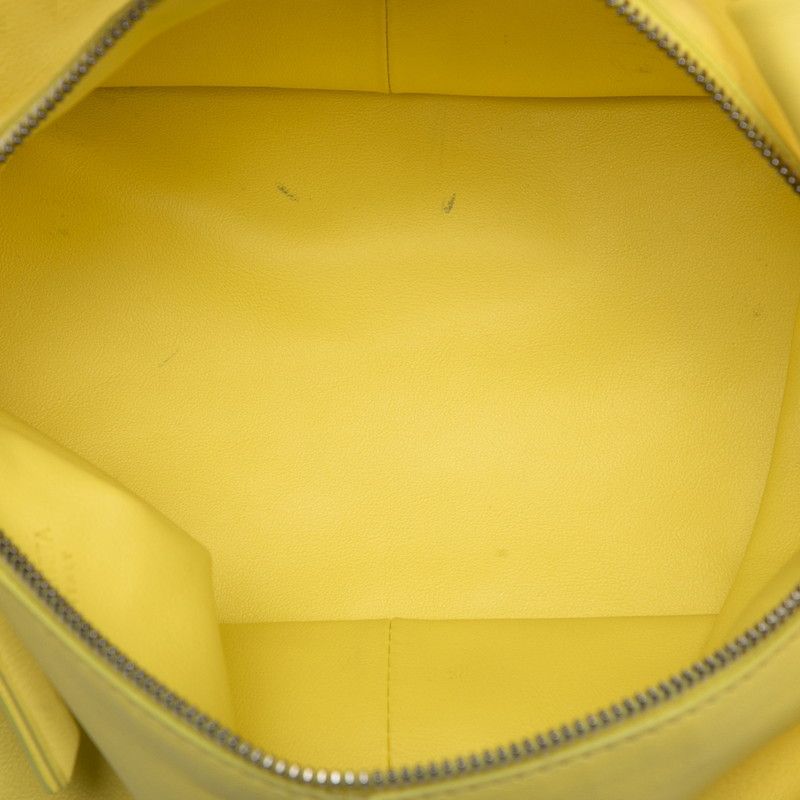 Bottega Veneta Double Knot Mini Handbag Yellow Leather — view 5