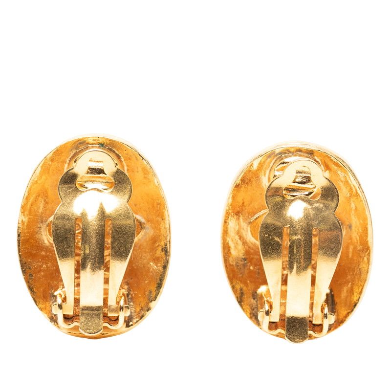 Chanel Coco Mark Oval Gold Plated — view 3