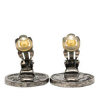 Chanel Coco Mark Round Silver Metal — view 4