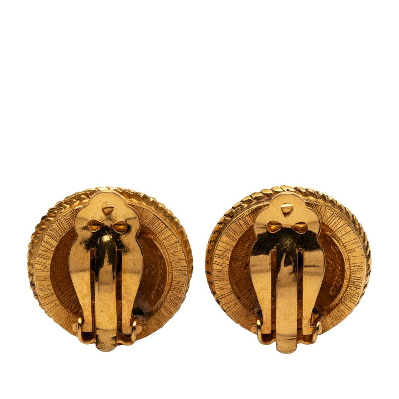 Chanel Round Bijou Gold Plated Rhinestone — view 3