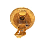 Chanel Round Bijou Gold Plated Rhinestone — view 4