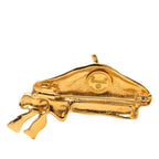 Chanel Beret Ribbon Motif Gold Plated — view 3