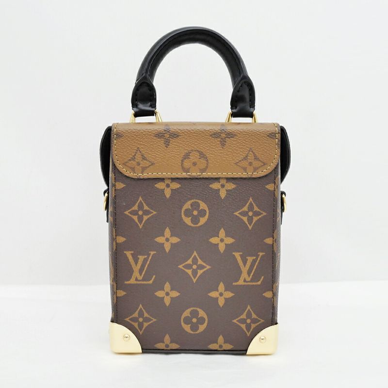 Louis Vuitton Camera Box Monogram Reverse RFID Shoulder Bag Hand — view 3