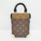Louis Vuitton Camera Box Monogram Reverse RFID Shoulder Bag Hand — view 3