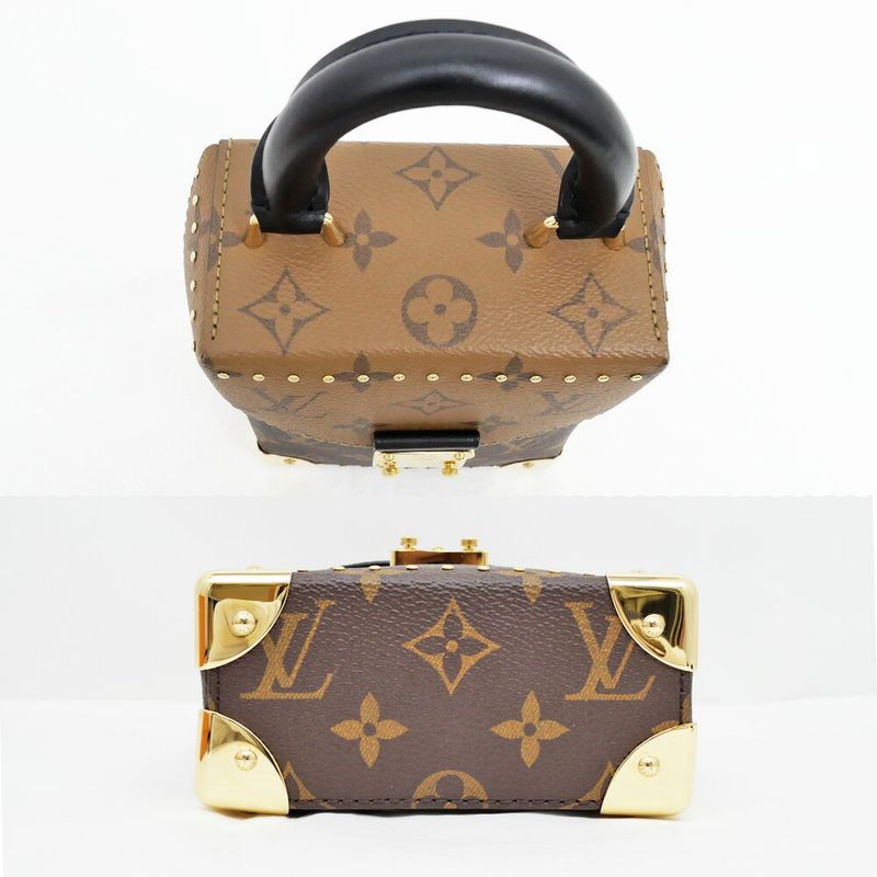 Louis Vuitton Camera Box Monogram Reverse RFID Shoulder Bag Hand — view 5