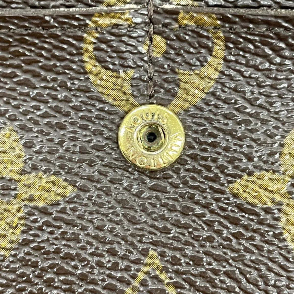 Louis Vuitton Monogram Portefeuille Emily Zipper Wallet Brown Rouge — view 9
