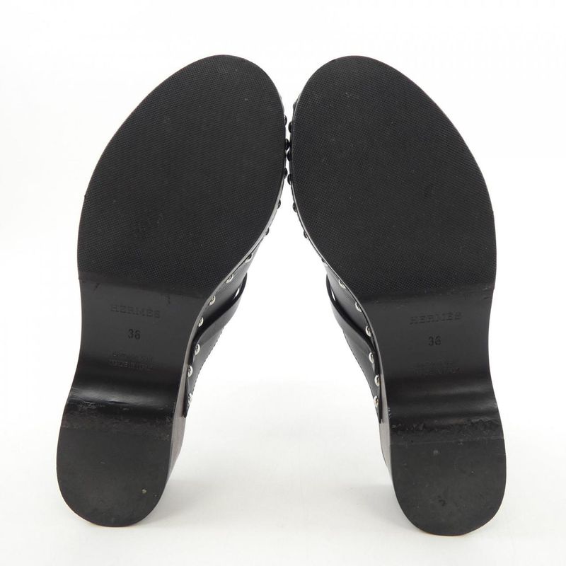Hermes Carlotta Kelly Buckle Z Shoes — view 4