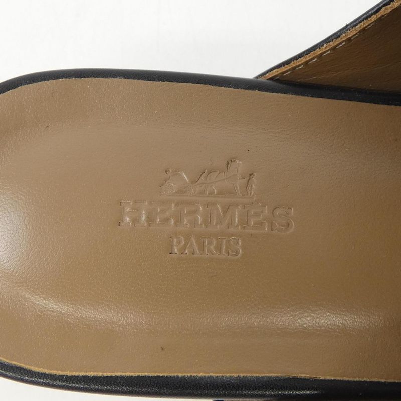 Hermes Carlotta Kelly Buckle Z Shoes — view 6