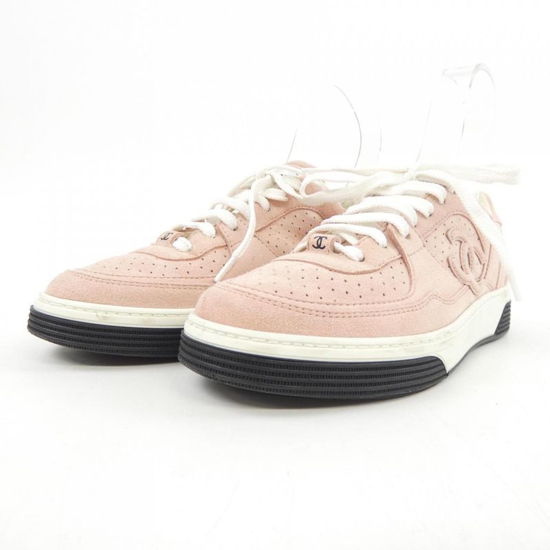 Chanel Pink Sneakers — view 3