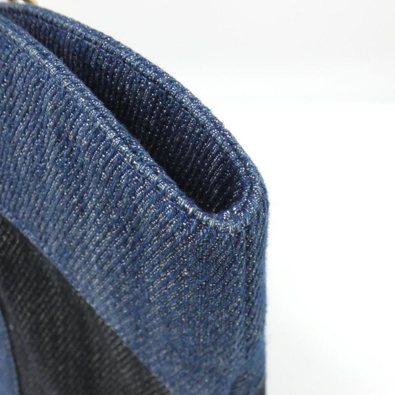 Chanel As3857 Pouch Denim Blue Bag — view 7