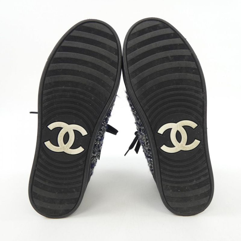 Chanel Black Sneakers — view 4