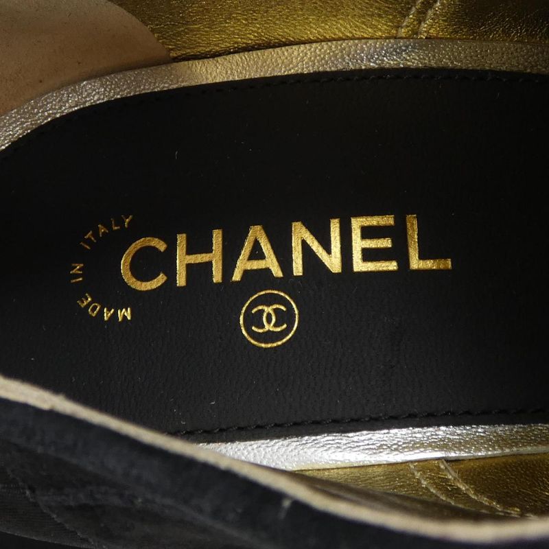Chanel Size 36.5 Black Shoes — view 6
