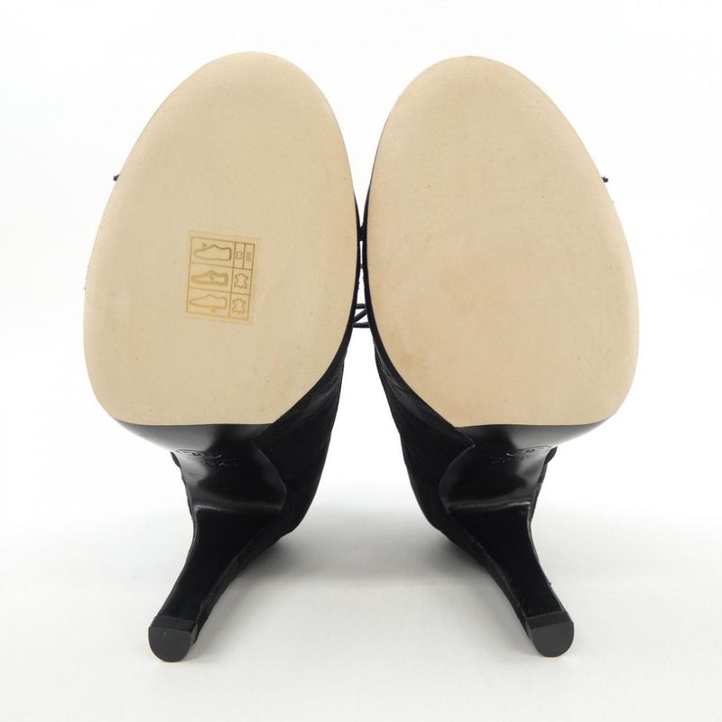 Chanel Size 36.5 Black Shoes — view 4
