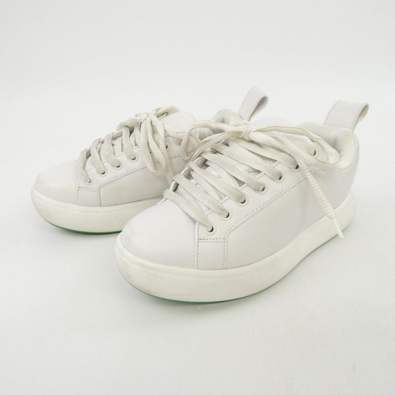 Bottega Veneta White Sneakers — view 3