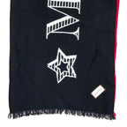 Gucci Muffler Shawl Guccify Magnetismo Reversible Large Logo Wool Red Scarf — view 2