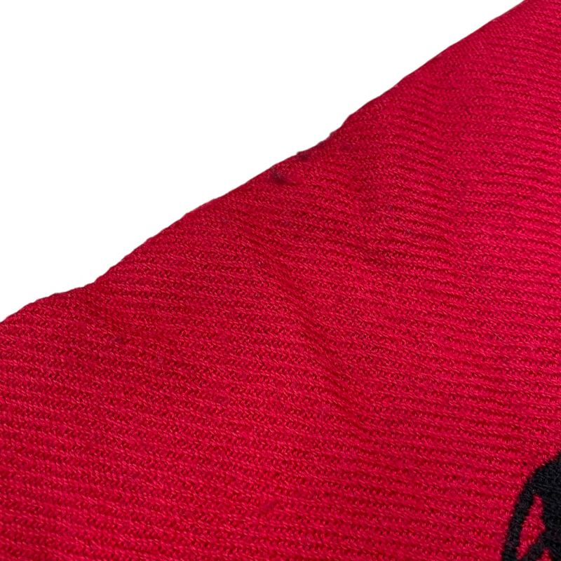 Gucci Muffler Shawl Guccify Magnetismo Reversible Large Logo Wool Red Scarf — view 9