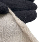 Hermes Scarf Carre 90 Appl Couvertures ET Tenues Cashmere Silk Mastic Natural Multicolor — view 3