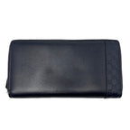 Gucci Wallet Leather Mistral Micro Guccissima Navy Silver — view 2