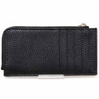 Gucci Logo Zip Card Case Coin Fragment Black Grain Leather — view 4