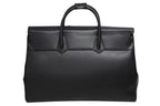 Gucci Kelly Shape Logo Boston Bag Calfskin Leather Black Silver — view 2
