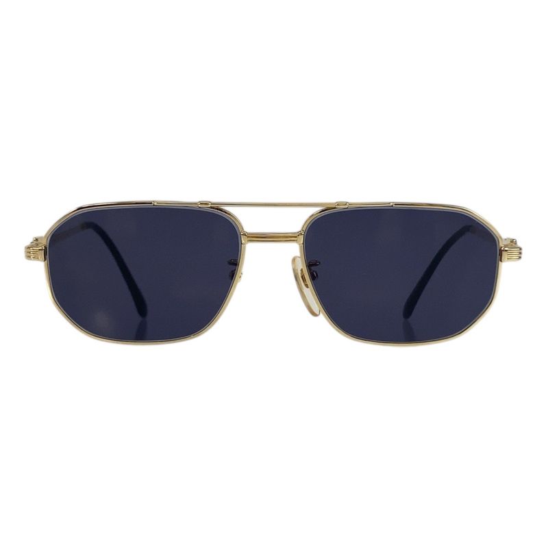 Yves Saint Laurent Vintage Gold Navy 5516 142 Sunglasses — view 2