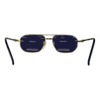 Yves Saint Laurent Vintage Gold Navy 5516 142 Sunglasses — view 3