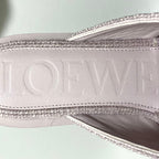 Loewe Slide Sandals Jute 39 Lavender — view 8