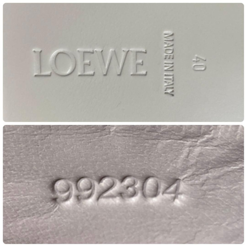 Loewe Slide Sandals Jute 40 Lavender — view 9