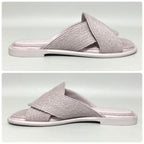 Loewe Slide Sandals Jute 40 Lavender — view 5