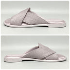 Loewe Slide Sandals Jute 40 Lavender — view 6