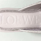 Loewe Slide Sandals Jute 40 Lavender — view 8