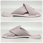 Loewe Slide Sandals Jute 36 Lavender — view 6
